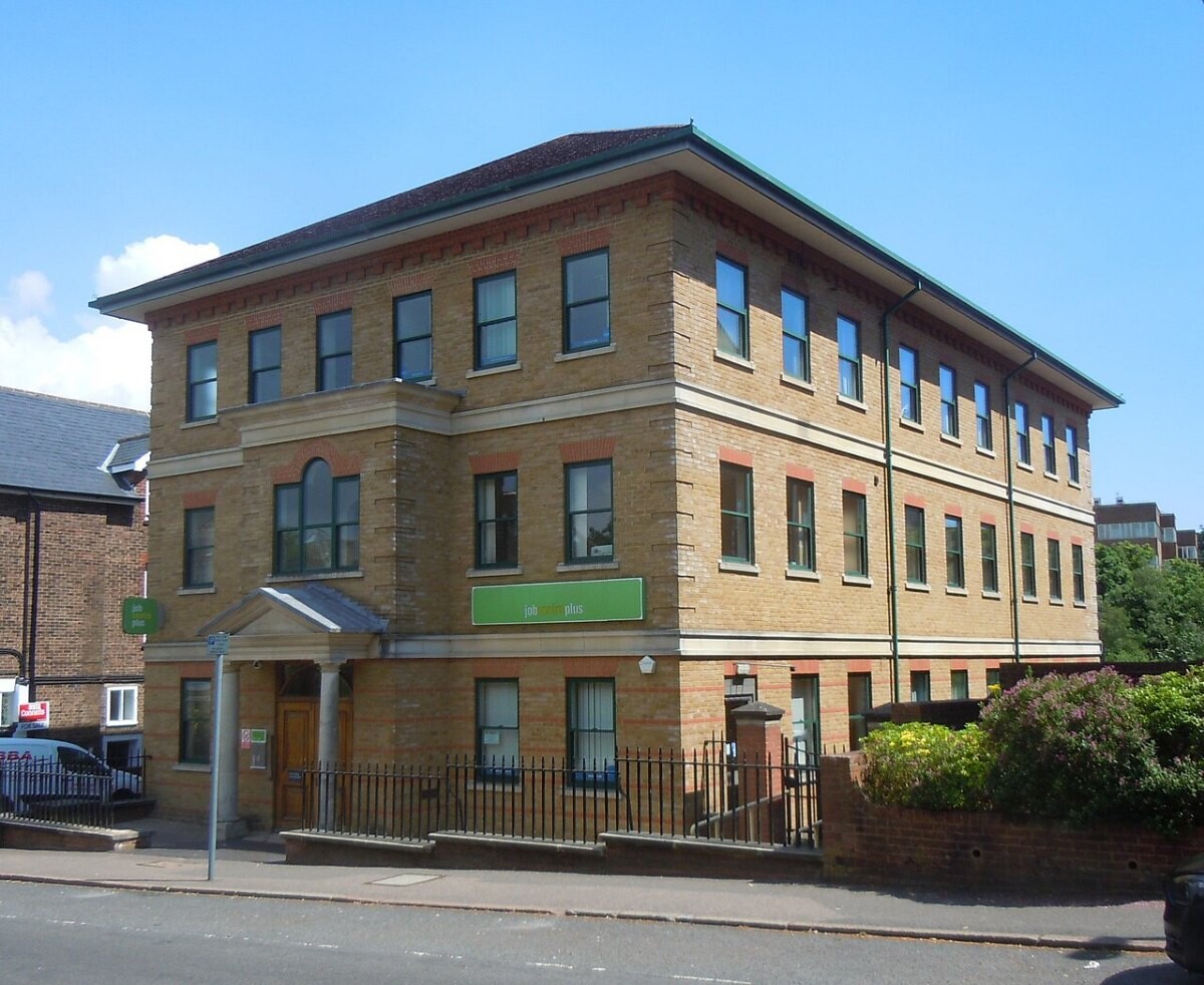 An English Jobcentre Plus office