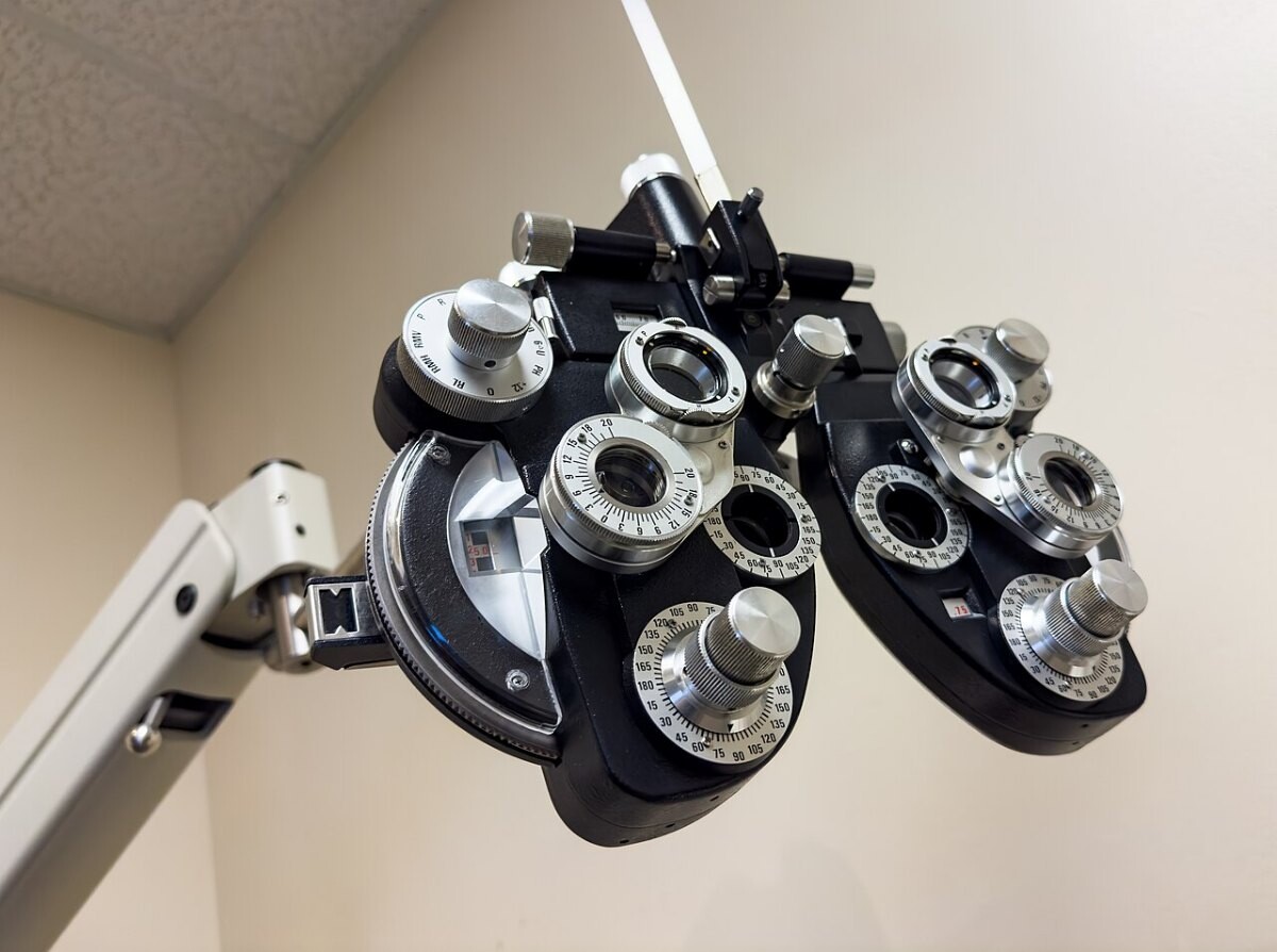 An eye examination