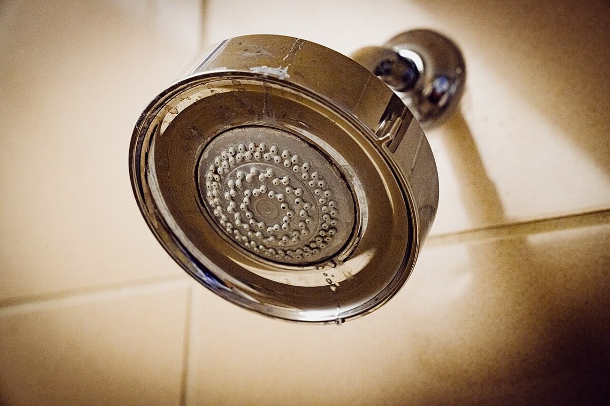 An old shower head