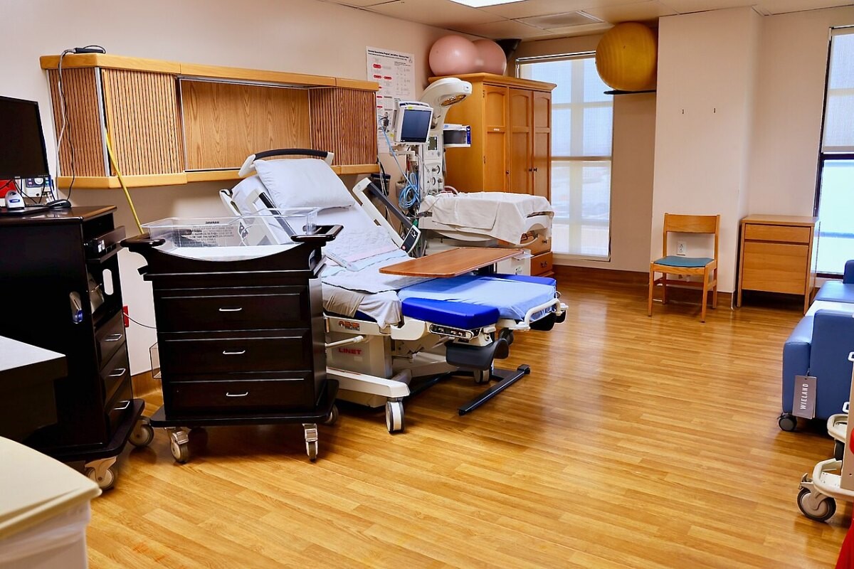 An inpatient room at Naval Hospital Twentynine Palms, California