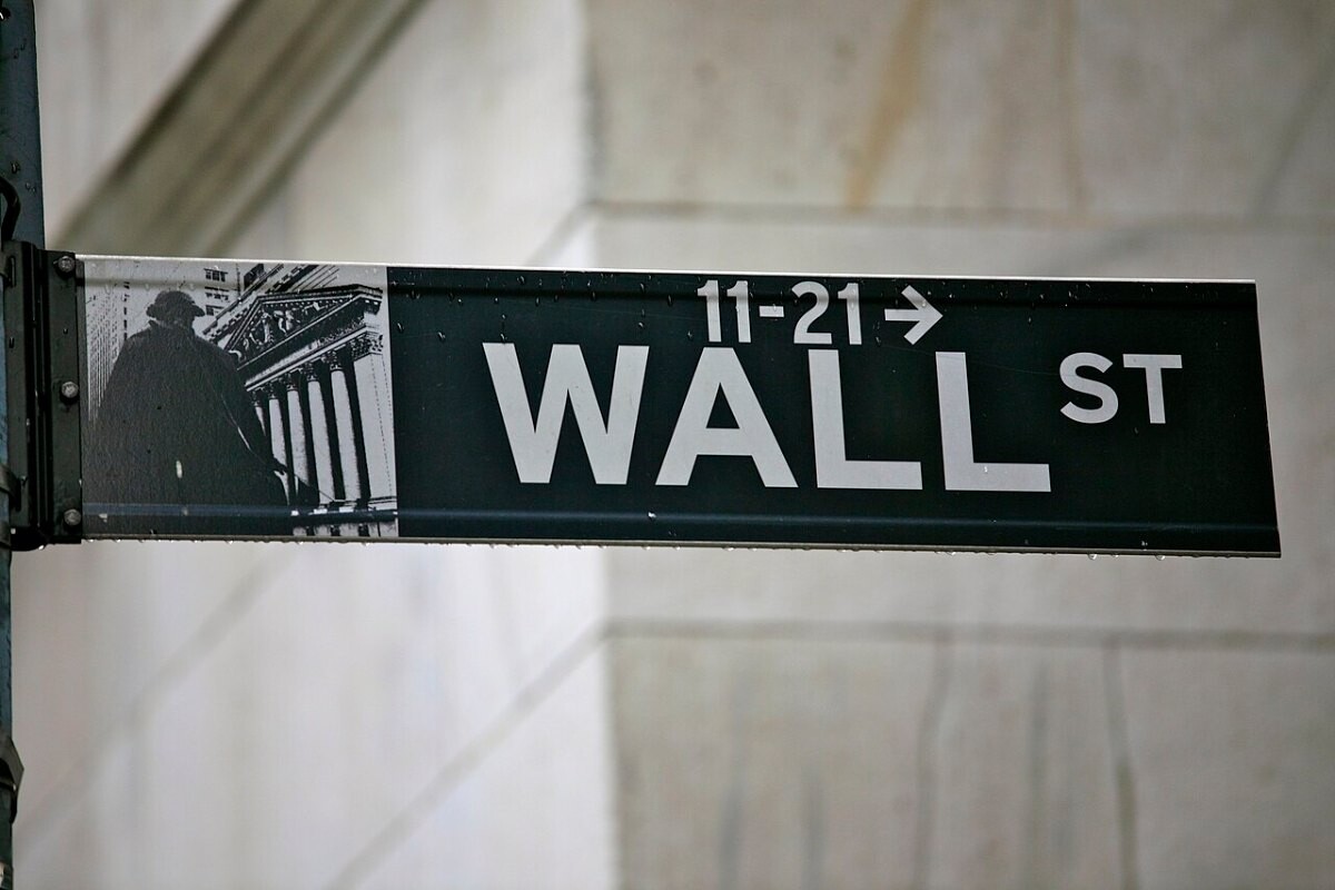 The Wall Street street sign in New York