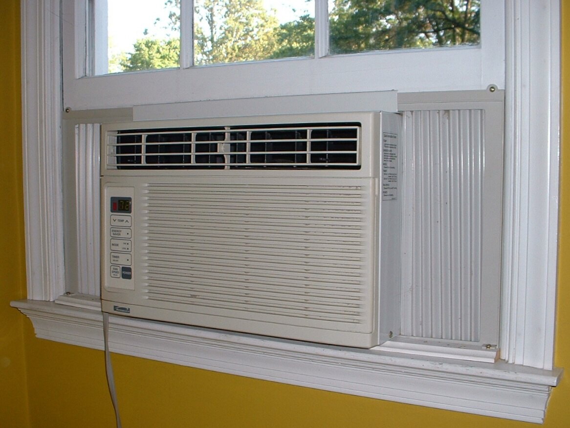 A window air conditioner