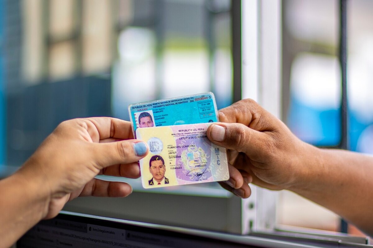 A driver's license and ID cards