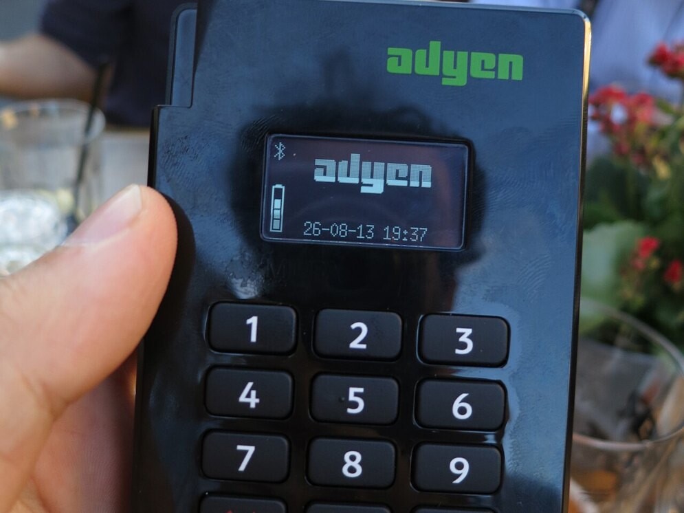 File photo: a card payment terminal