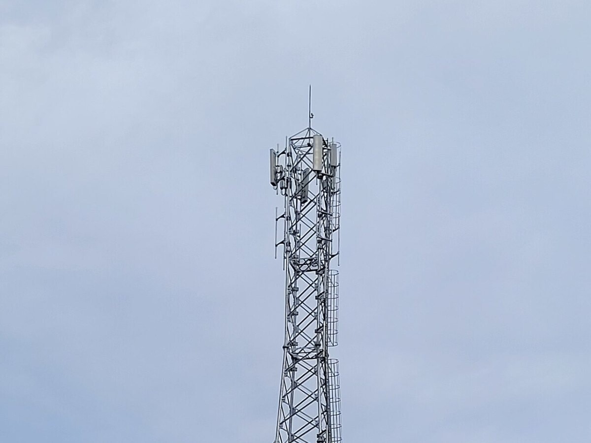File photo of a mobile phone mast